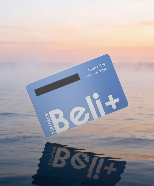 Carte Membre Beli+, club privé Beli Voyages